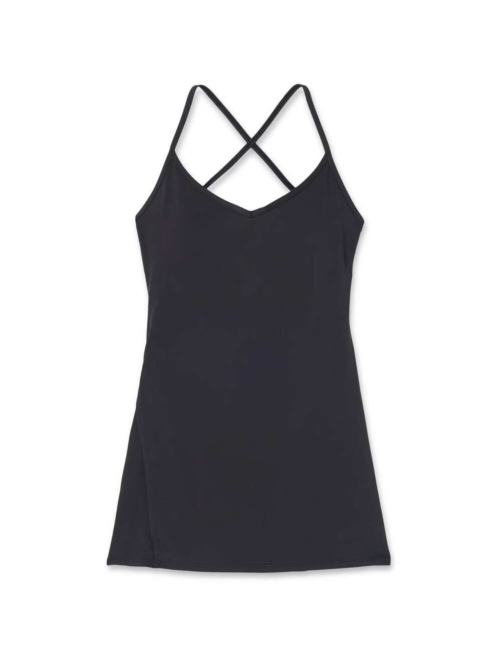 NEW, Vuori Solstice Dress in Black Sz L #MD2563